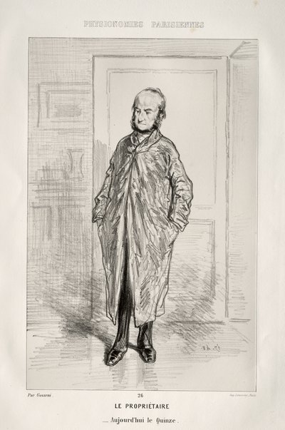 Il proprietario da Paul Gavarni