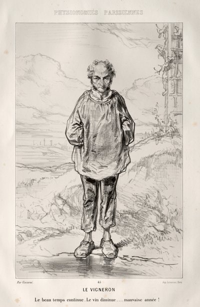 Il vignaiolo da Paul Gavarni