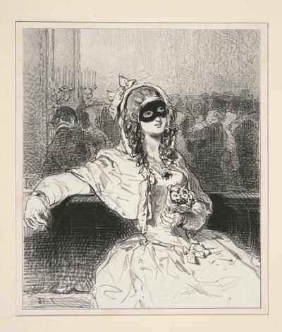 La maschera mente bene: Diogene femmina da Paul Gavarni