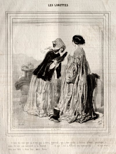 Le Lorettes da Paul Gavarni