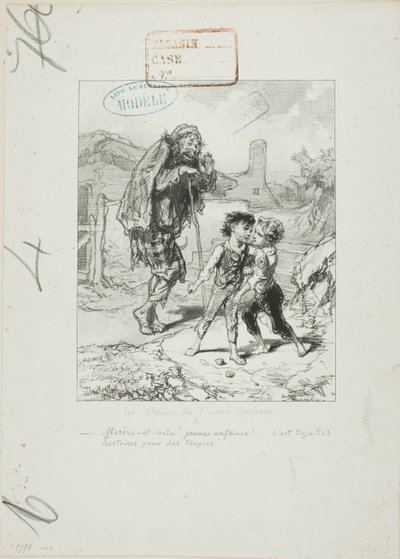Les Propos de Thomas Vireloque: Misere et corde - lite per le trottole da Paul Gavarni