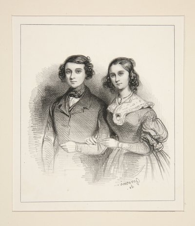 Signor e signora Emile Taigny da Paul Gavarni