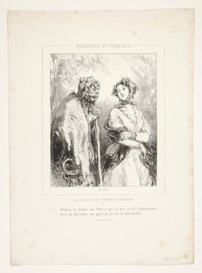 Madame la femme: una altezza che non da Paul Gavarni