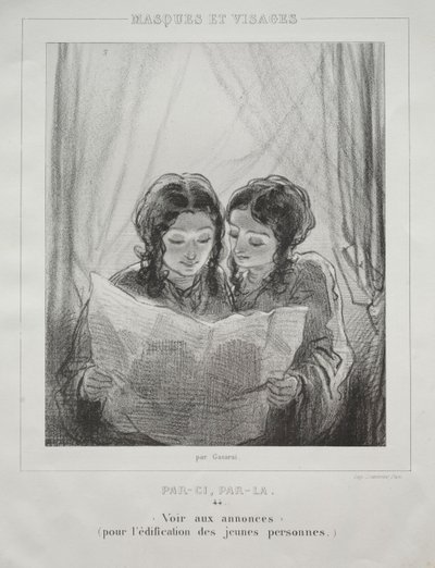 Masques et Visages da Paul Gavarni
