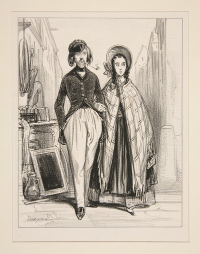 Monsieur e Madame Ernest... da Paul Gavarni
