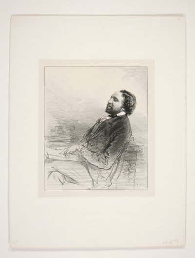 Vecchio-Nick (Emile Forgues) da Paul Gavarni