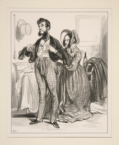 Dove andiamo? ai francesi? - Si gioca Molière! da Paul Gavarni