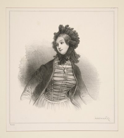 Contadina del Cantone di Soletta da Paul Gavarni
