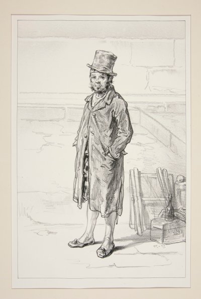 Proprietario a Parigi, rue Dauphine da Paul Gavarni