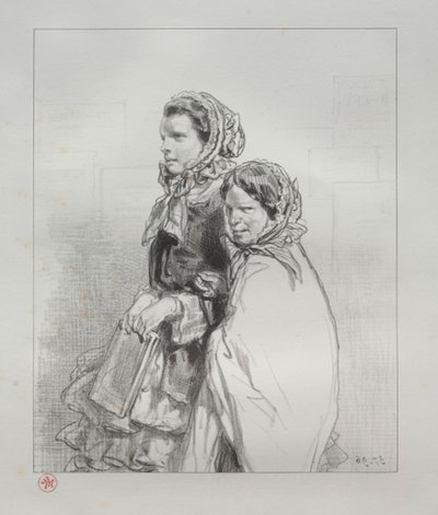 Par-ci, par-là: Mia figlia ha cantato, 1854-1856 da Paul Gavarni