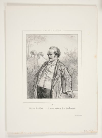 Piantate delle ragazze da Paul Gavarni