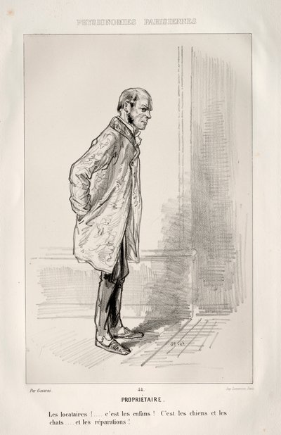 Propriétaire da Paul Gavarni