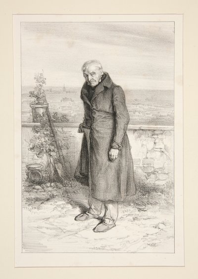 Quatre-Vingt-Dix Ans (Chevallier, padre di Gavarni) da Paul Gavarni