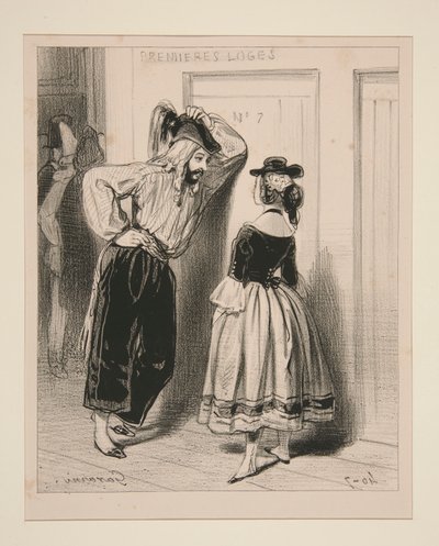 Chi? - Io e Zelie, Achille e te da Paul Gavarni