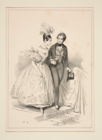 Ricordo del ballo di L da Paul Gavarni