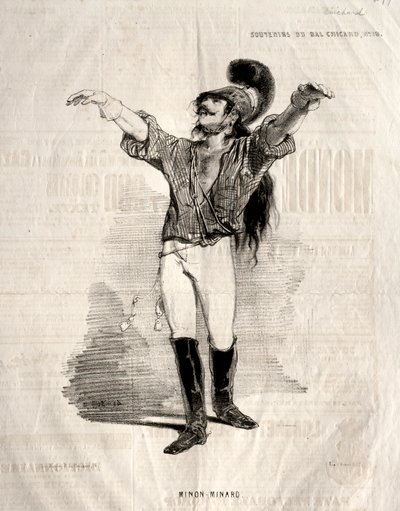 Ricordi del Bal Chicard: Mignon-Minard da Paul Gavarni