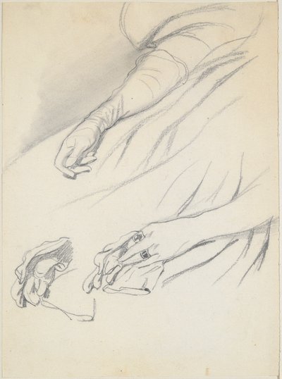 Studi di Mani da Paul Gavarni