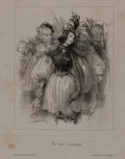 Il ballo in maschera da Paul Gavarni