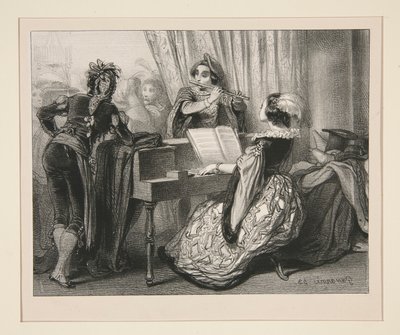 Un ballo in maschera da Paul Gavarni