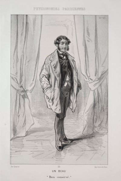 Un Beau da Paul Gavarni