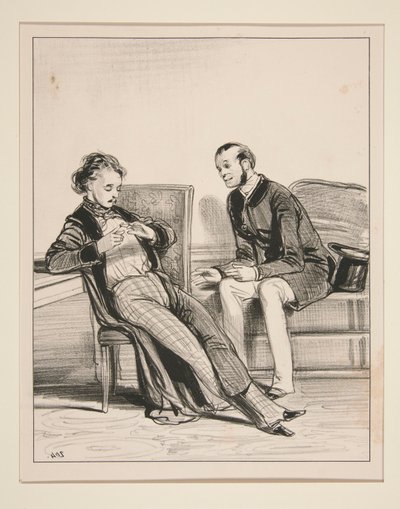 Vediamo, mio caro Gustave, sii più ragionevole da Paul Gavarni