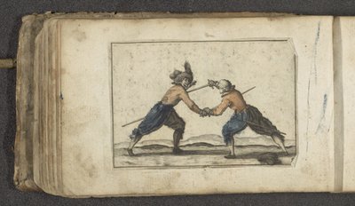 Due attori in combattimento da Paul Göttich