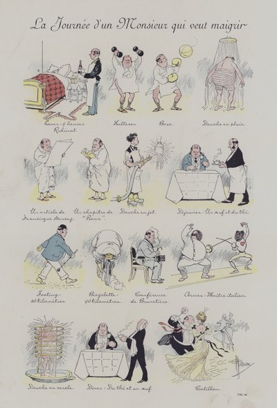 La giornata di un signore che vuole dimagrire da Paul Guillaume