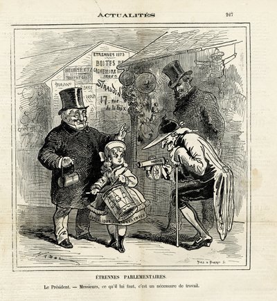 Illustrazione di Hadol (1835-1875) in Le Charivari da Paul Hadol