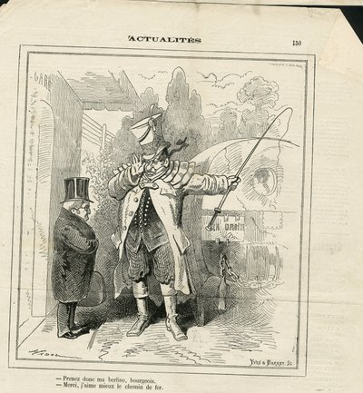 Illustrazione di Hadol (1835-1875) in Le Charivari da Paul Hadol
