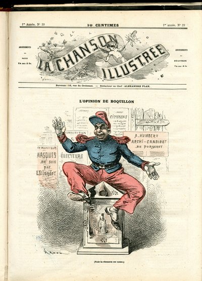 La Chanson illustrée (rivista), numero 39 da Paul Hadol