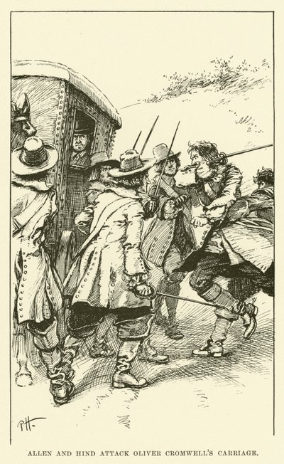Allen e Hind Attaccano la Carrozza di Oliver Cromwell da Paul Hardy