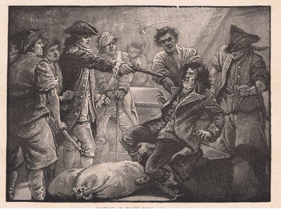 Cattura di Wolfe Tone AD 1798 da Paul Hardy