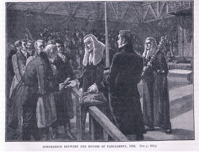 Conferenza tra le Camere del Parlamento AD 1835 da Paul Hardy