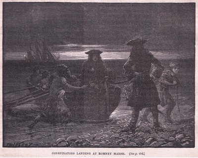 Cospiratori che Sbarcano a Romney Marsh AD 1696 da Paul Hardy