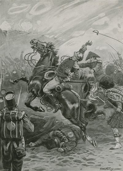 Morte di Sir Edward Pakenham alla Battaglia di New Orleans, 1814 da Paul Hardy