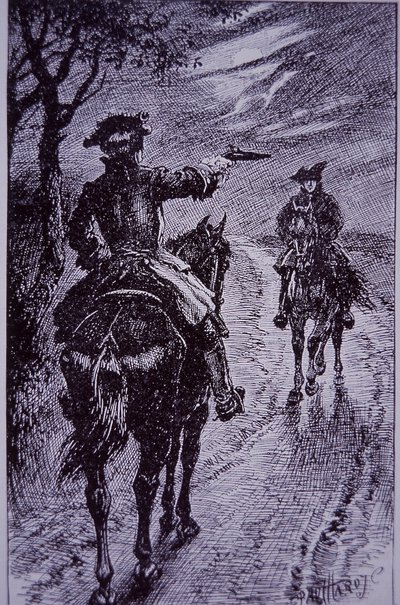 Dick Turpin incontra il compagno bandito Tom King da Paul Hardy