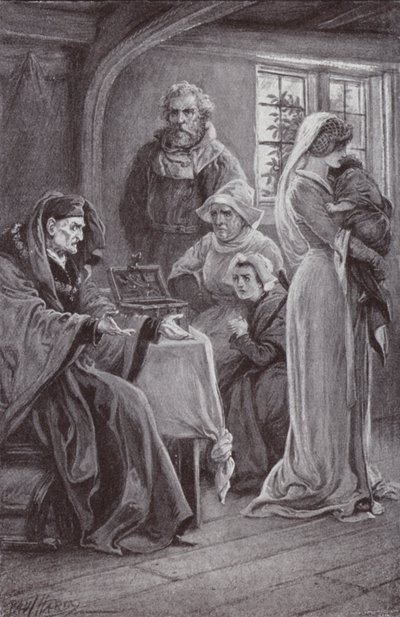 Illustrazione per The Cloister and The Hearth di Charles Reade da Paul Hardy