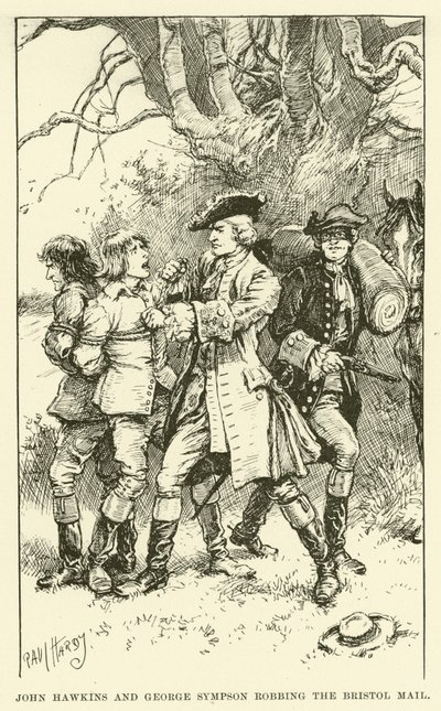 John Hawkins e George Sympson Derubano la Posta di Bristol da Paul Hardy