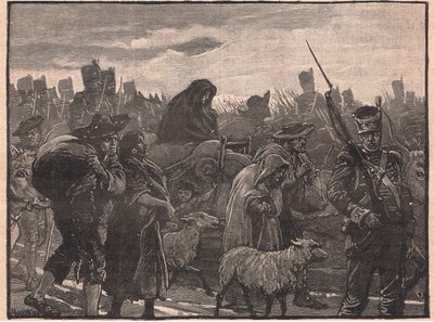La ritirata di Wellington da Coimbra, 1810 da Paul Hardy