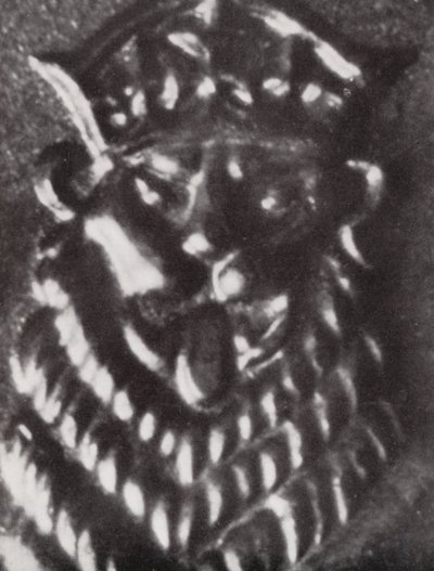 Testa di leone su una moneta da uno scellino da Paul Henning