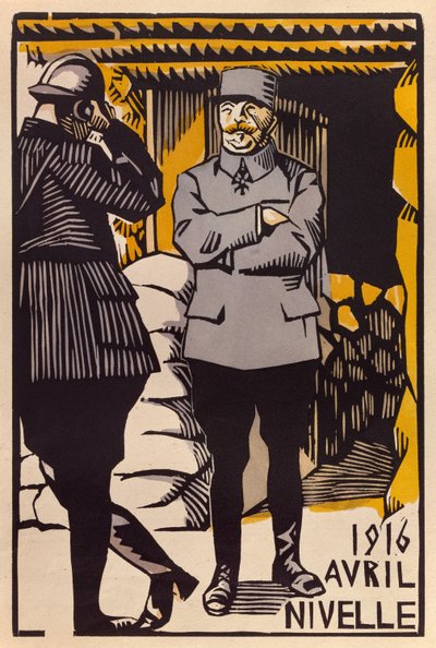 Offensiva del generale Nivelle durante la battaglia di Verdun, aprile 1916 da Paul Hermann
