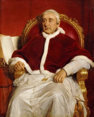 Ritratto di Papa Gregorio XVI da Paul Delaroche