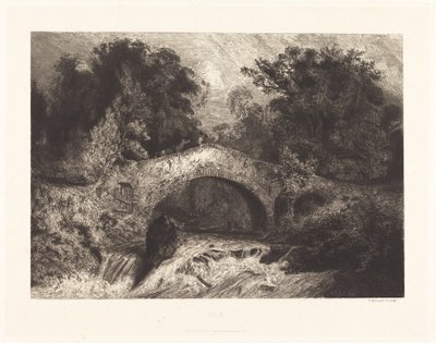 Un ponte in Alvernia da Paul Huet