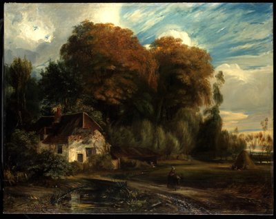 Cottage del Custode nella Foresta di Compiègne, 1826 da Paul Huet