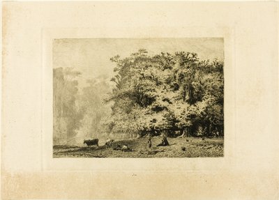 Vicino a Fontainebleau da Paul Huet