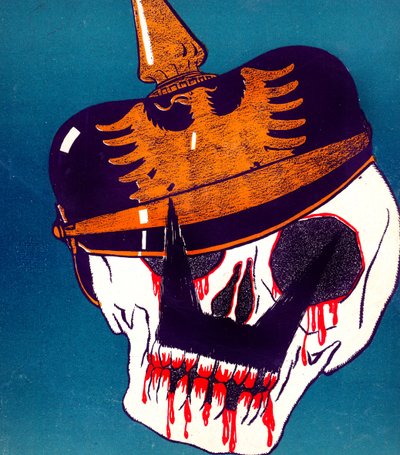 Caricatura del Kaiser Guglielmo, 13 aprile 1916 da Paul Iribe