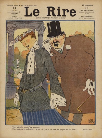 Illustrazione per Le Rire da Paul Iribe