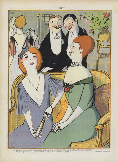 Illustrazione per Le Rire da Paul Iribe