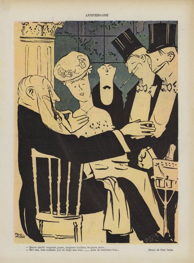 Illustrazione per Le Rire da Paul Iribe