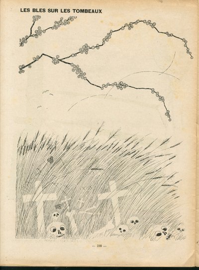 La Baionnette, Satirico in bianco e nero da Paul Iribe